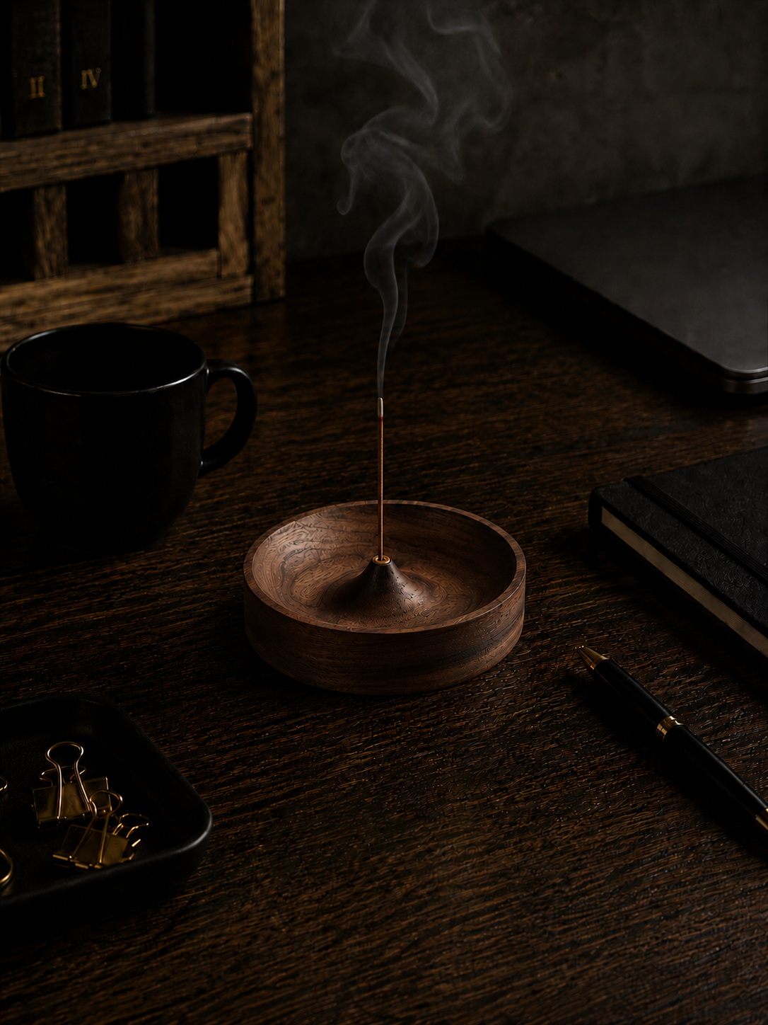 Le Souffle Sacré — Porte-Encens Rituel de Méditation